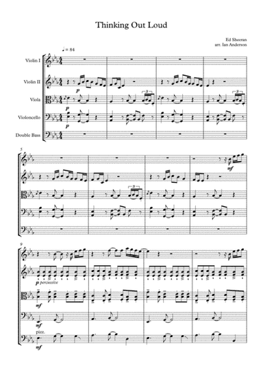 Thinking Out Loud (arr. Ian Anderson)