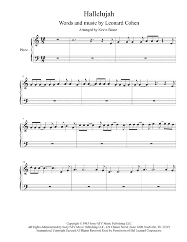 Hallelujah (arr. Kevin Busse)