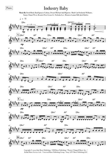 Industry Baby (arr. Rodrigo Nascimento)