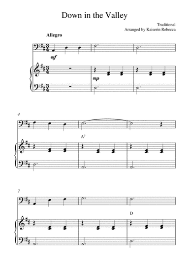 Down in the Valley (arr. Kaiserin Rebecca)