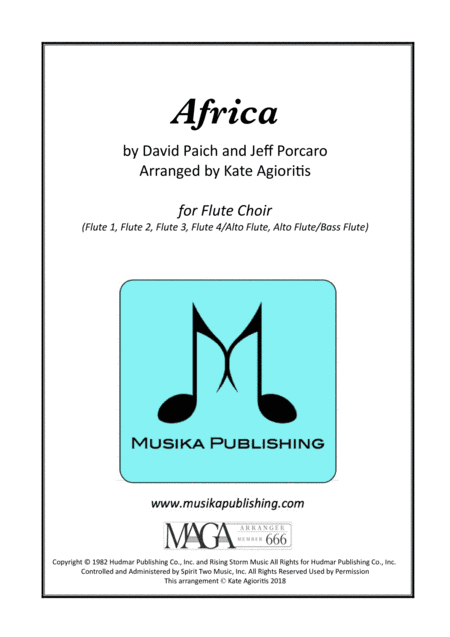 Africa (arr. Kate Agioritis)