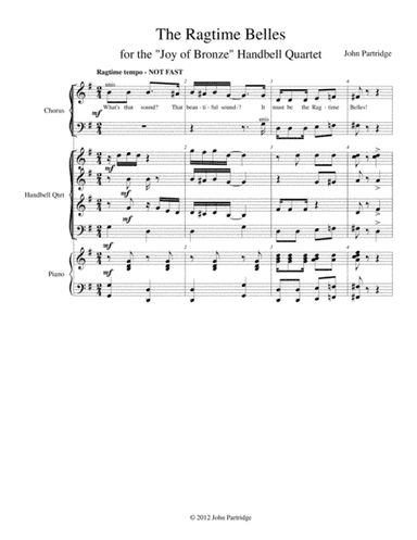 The Ragtime Belles - score