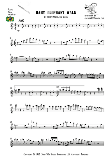 Baby Elephant Walk (arr. EDYCARLOS TAVARES)