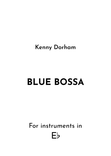 True Blue Bossa (arr. Jireh J.)