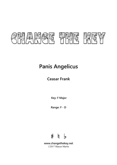 Panis Angelicus - F Major (arr. Change the Key)