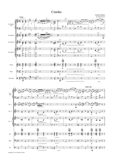 Monti: Czardas (Accordian solo with Accordian Orchestra) (arr. Roar Kvam)