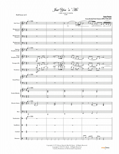 Just You 'n' Me (arr. Patrick Sheehan)