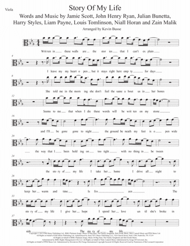 Story Of My Life (arr. Kevin Busse)