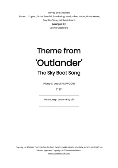 Outlander (arr. Leonie Capararo)