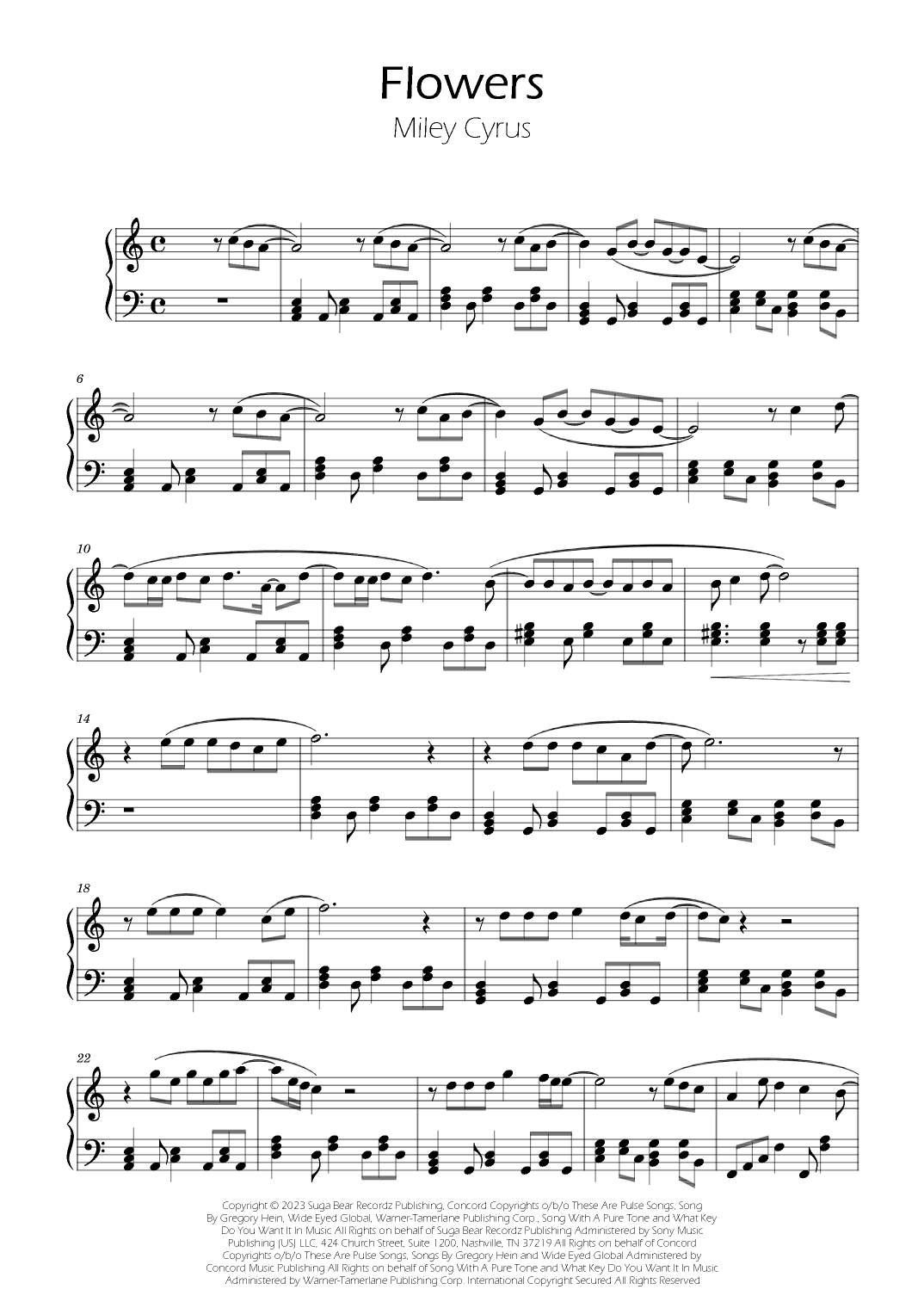 Flowers (arr. Ygor Nunes)