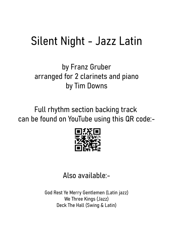 Silent Night - Latin Jazz (arr. Tim Downs)