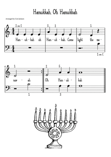 Hanukkah, Oh Hanukkah (arr. Cori Jackson)