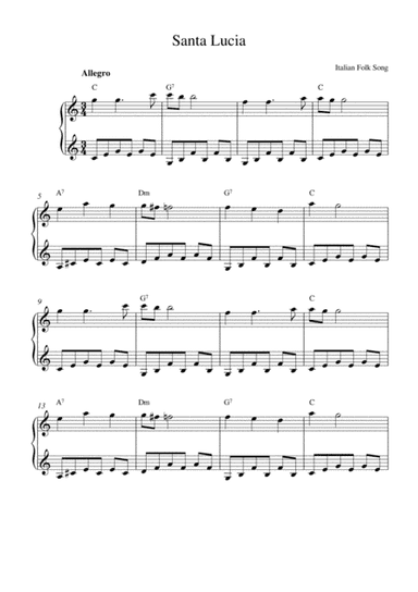 Santa Lucia (Music Box version) (arr. Kaiserin Rebecca)