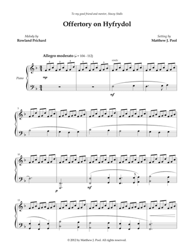 Offertory on "Hyfrydol"