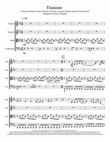 Titanium (arr. Deena Corkindale)
