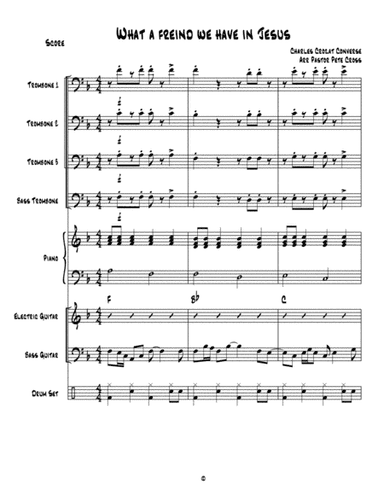 What A Friend In Jesus  Trombone Praise (arr. Pastor Pete Cross)
