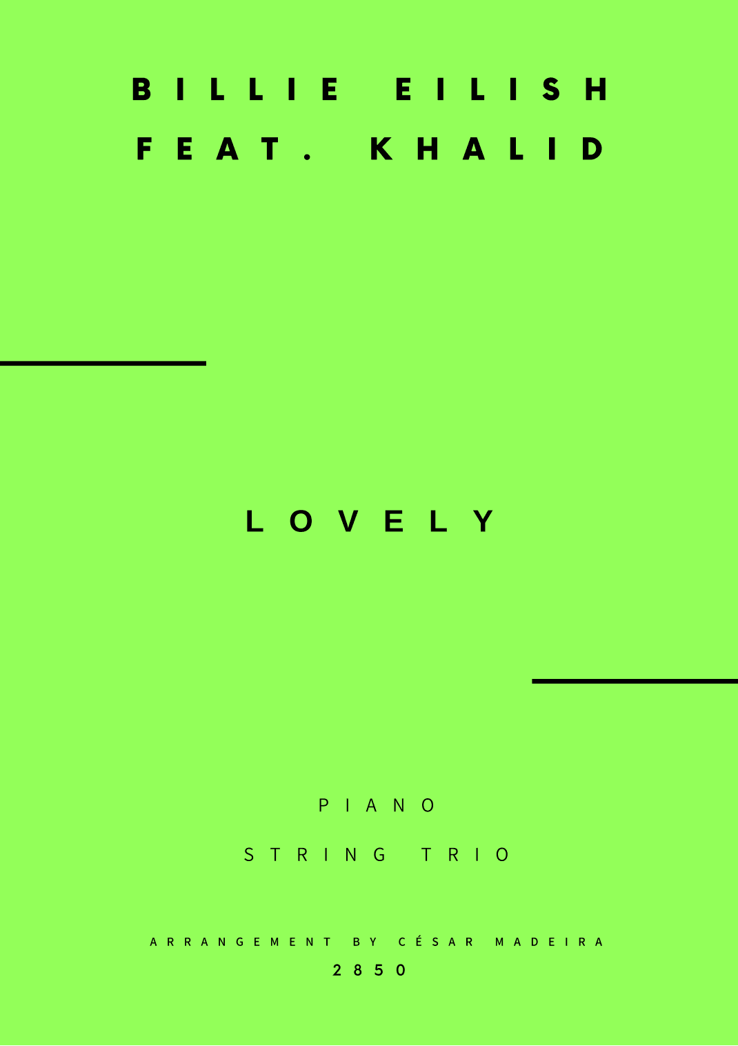Lovely (arr. César Madeira)