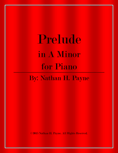 Prelude in A minor for Piano