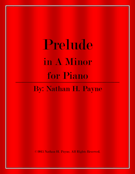 Prelude in A minor for Piano