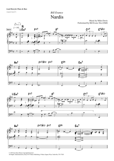 Nardis (arr. Popnroll 1976)