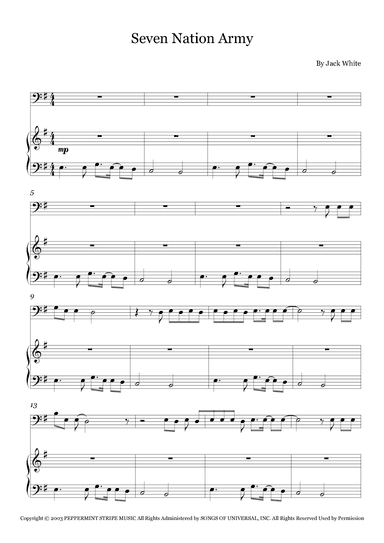 Seven Nation Army (arr. Fernanda Moura)