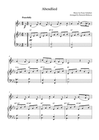 Abendlied (arr. Kaiserin Rebecca)