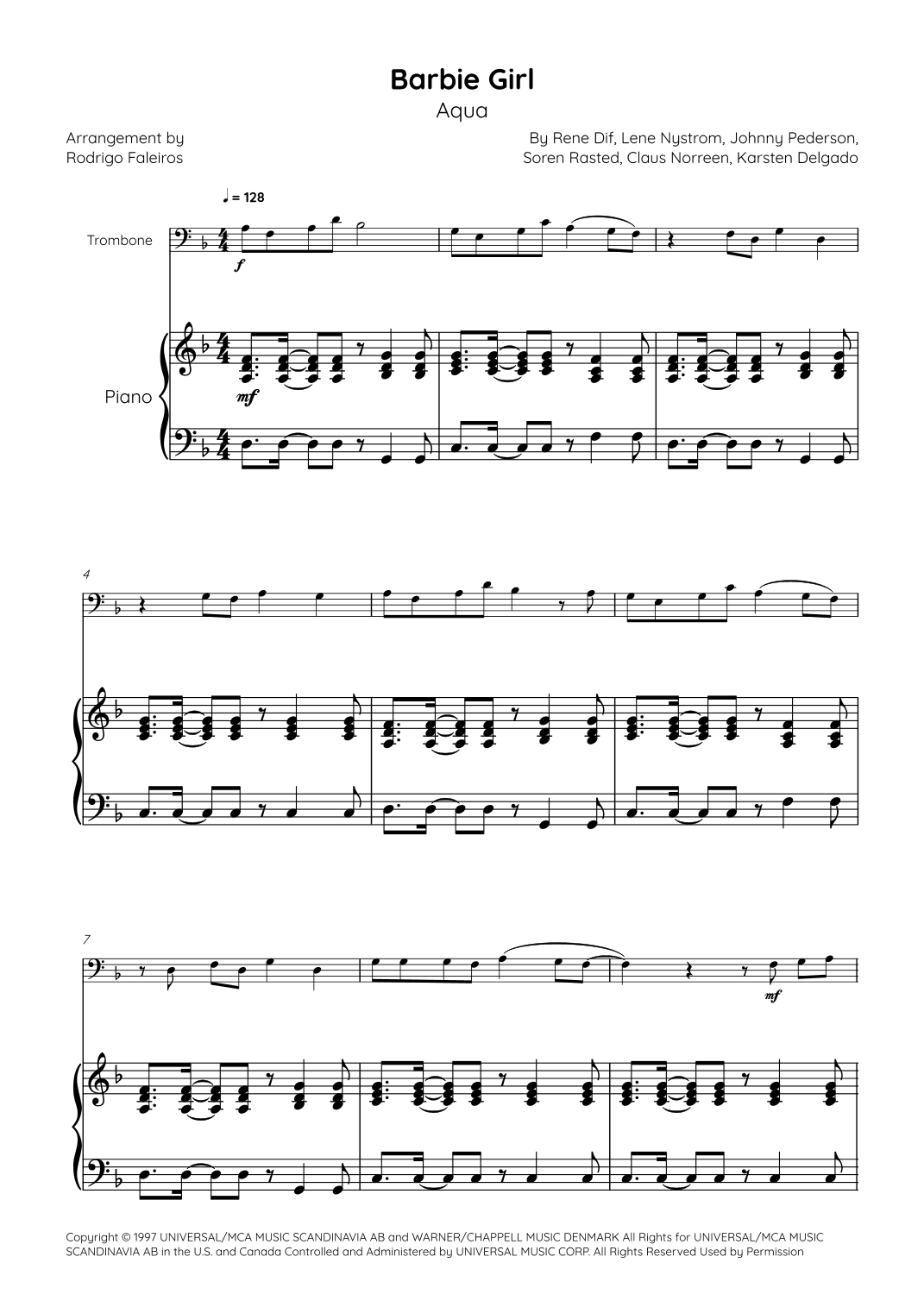 Barbie Girl (arr. Rodrigo Faleiros)