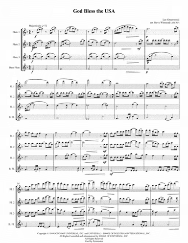 God Bless The U.s.a. (arr. Steve Winstead)