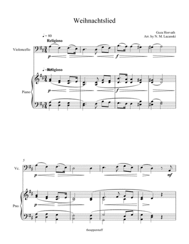 Weihnachtslied (arr. Nick Lacanski)