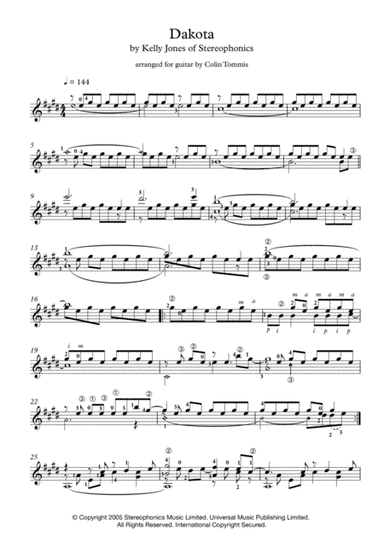 Dakota (arr. Colin Tommis)