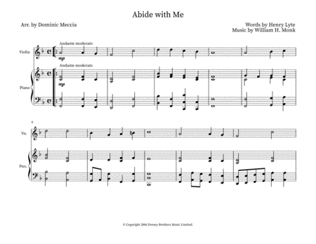 Abide With Me (arr. Dominic Meccia)
