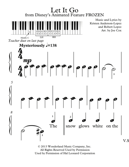 Let It Go (from Frozen) (arr. Joe Cox)