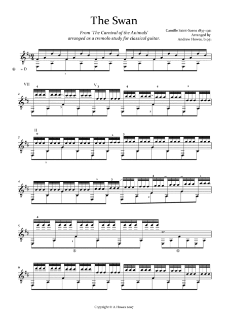 The Swan (arr. Andrew Howes)