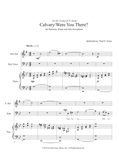 Calvary / Were You There? (arr. Paul S. Jones)