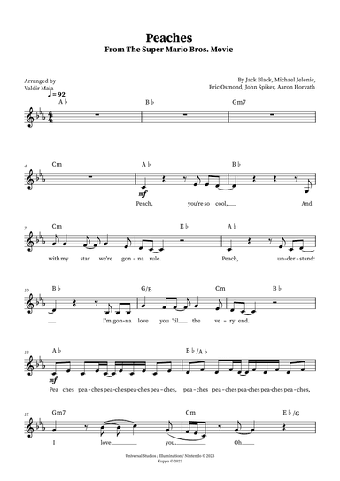 Peaches (arr. Valdir Maia)