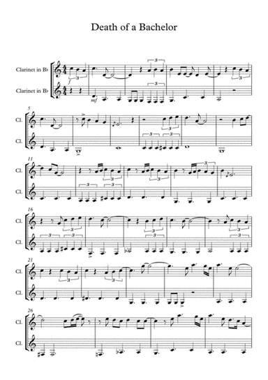 Death Of A Bachelor (arr. Heather Roche)