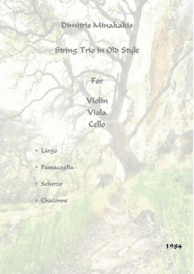 String Trio in Old Style