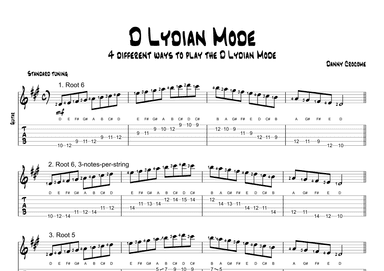 D Lydian Mode (4 Ways to Play)