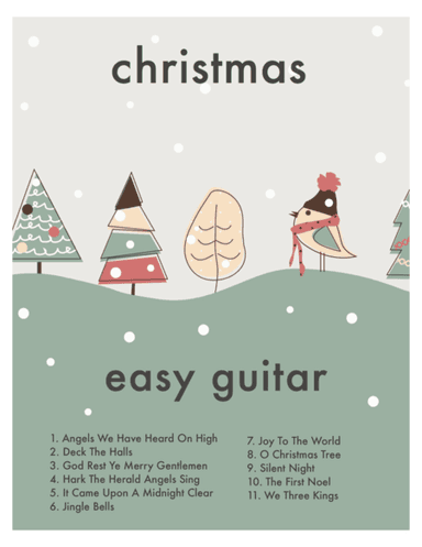 The Definitive Easy Guitar Christmas BOOK (Beginner with/TAB and chords) (arr. Cory Wong)