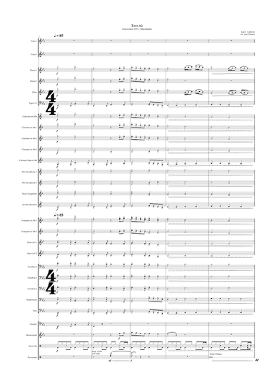Eres tú (arr. Juan Villodre)