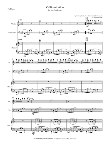 Californication (arr. Fernando Britto)