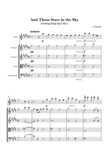 And Those Stars in the Sky (arr. André Nusa)