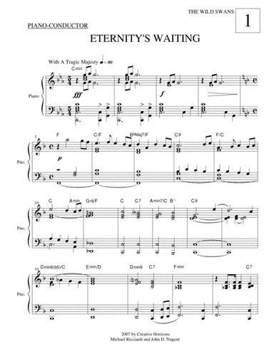 ETERNITY'S WAITING  (FULL ORCHESTRA)
