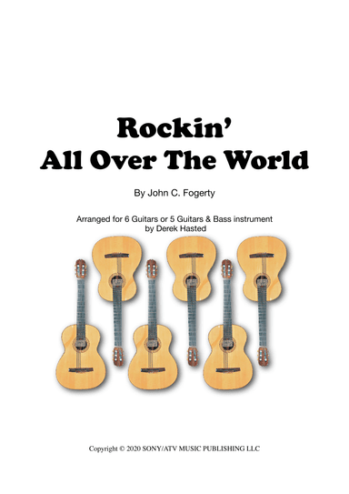Rocking All Over The World (arr. Derek Hasted)