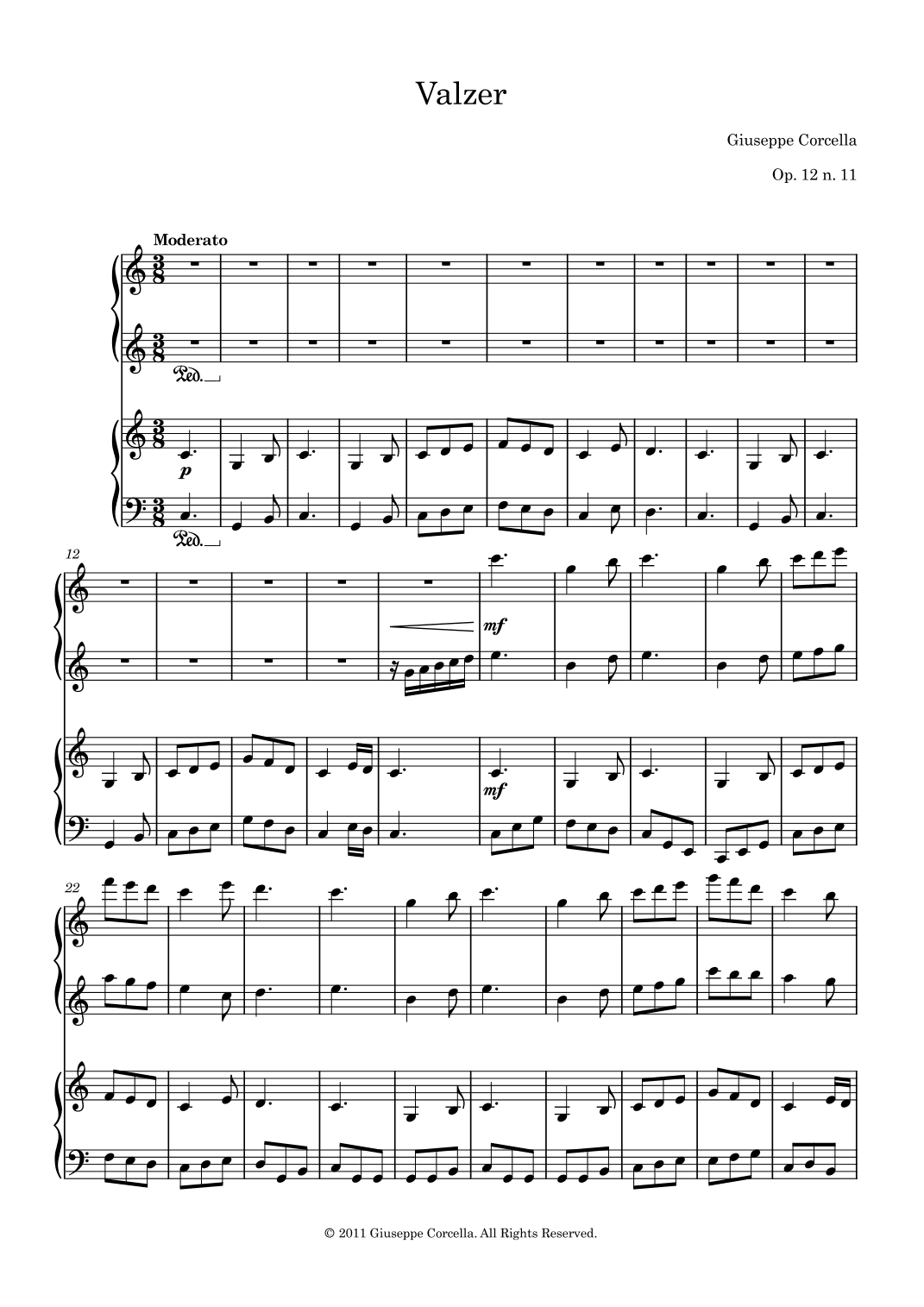 Valzer Op. 12 No. 11