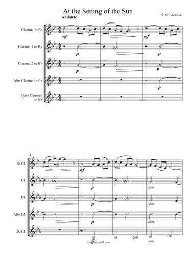 At the Setting of the Sun