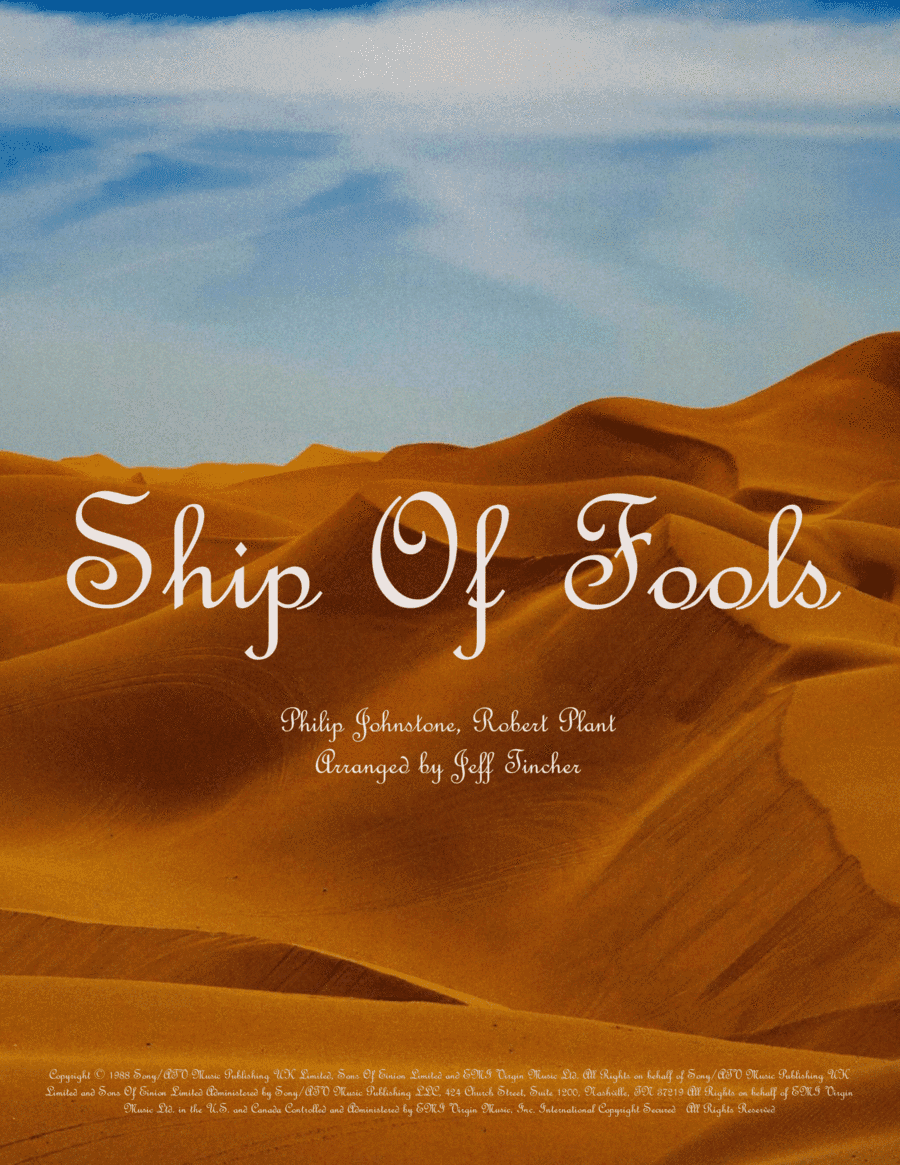 Ship Of Fools (arr. Jeff Tincher)