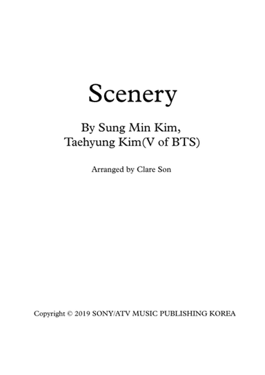 V Of Bts (arr. Clare Son)