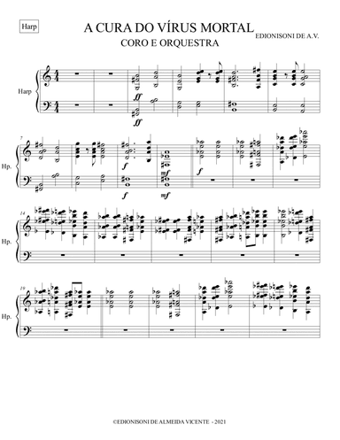 HARP - A CURA DO VÍRUS MORTAL PARA CORO E ORQUESTRA