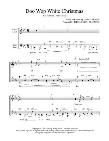 White Christmas (arr. Erica Kelch-Slesnick)